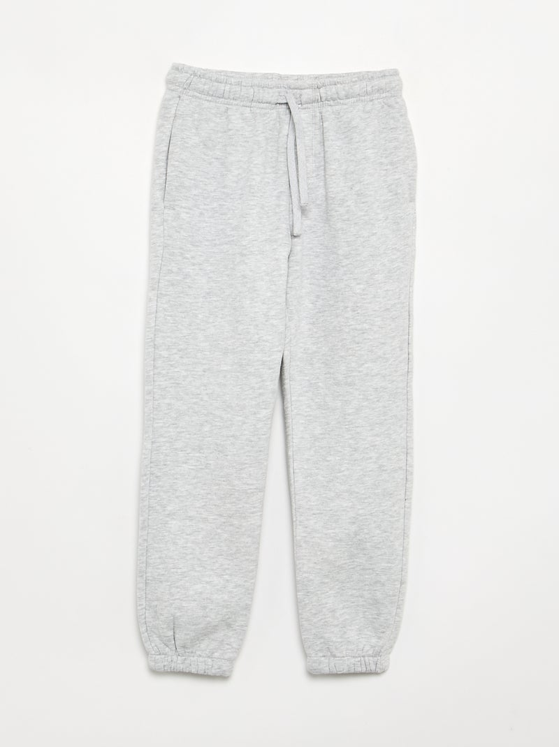 Pack de 3 pantalones de chándal lisos Gris - Kiabi