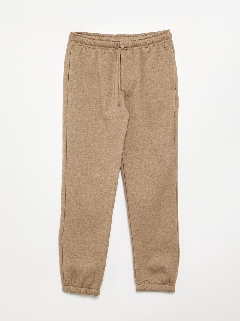 Pack de 3 pantalones de chándal lisos Marron - Kiabi