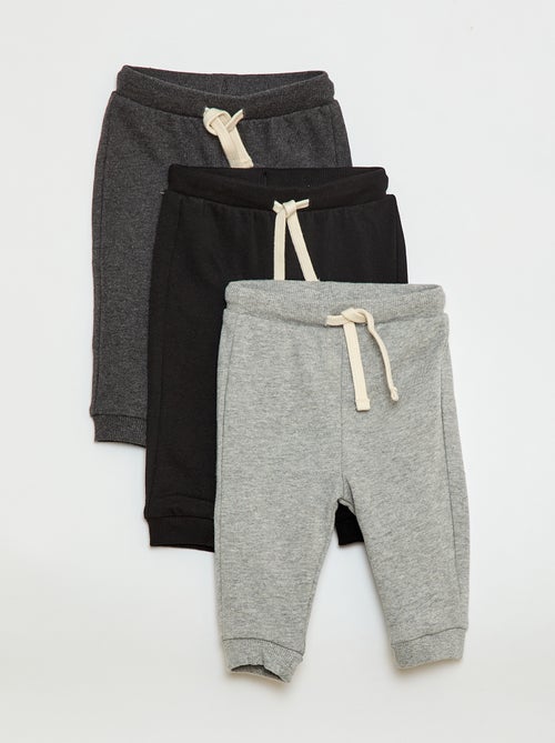 Pack de 3 pantalones de jogging - Kiabi