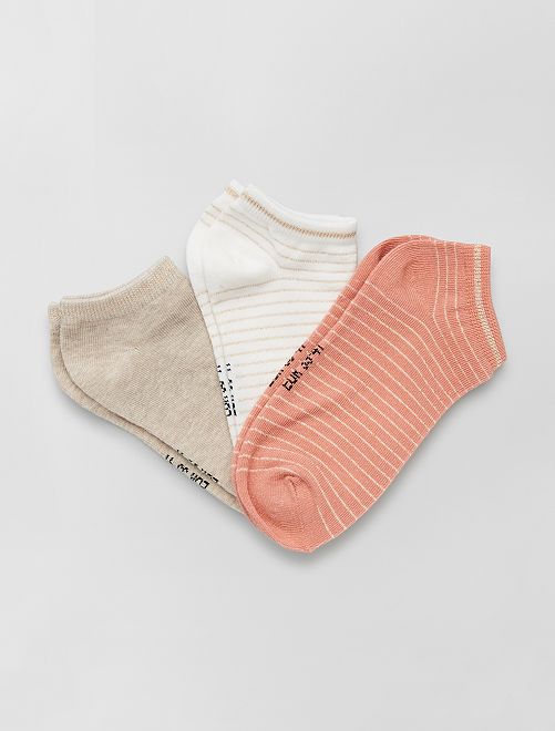Pack de 3 pares de calcetines - AMARILLO - Kiabi - 8.00€