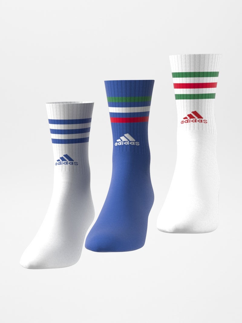 Pack de 3 pares de calcetines 'Adidas' AZUL - Kiabi
