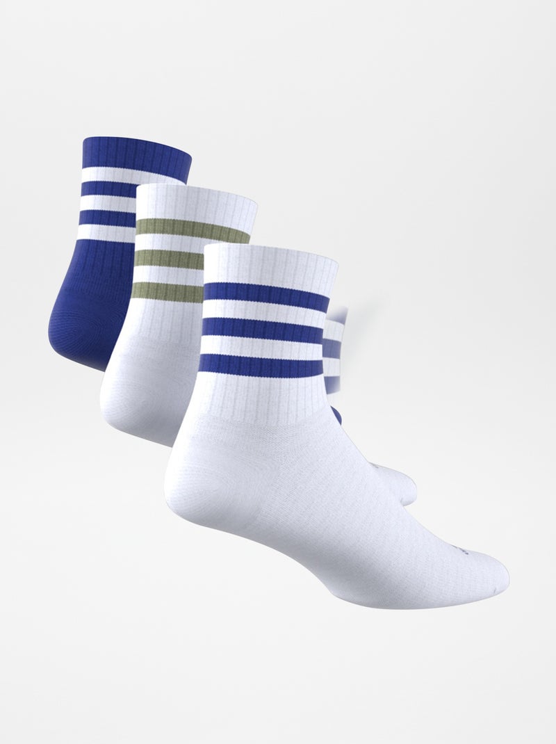 Pack de 3 pares de calcetines 'Adidas' AZUL - Kiabi