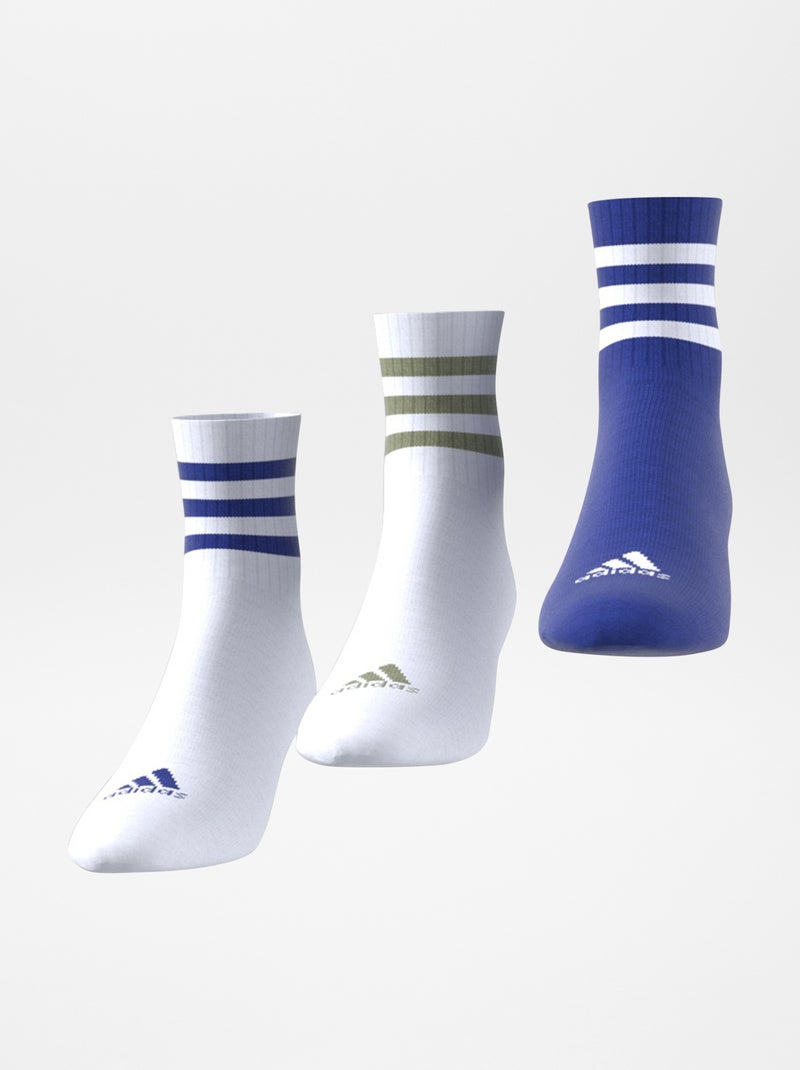 Pack de 3 pares de calcetines 'Adidas' AZUL - Kiabi