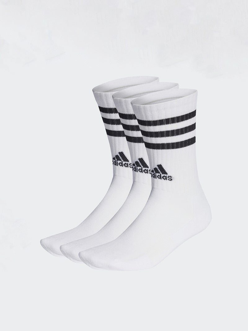 Pack de 3 pares de calcetines 'Adidas' blanco - Kiabi