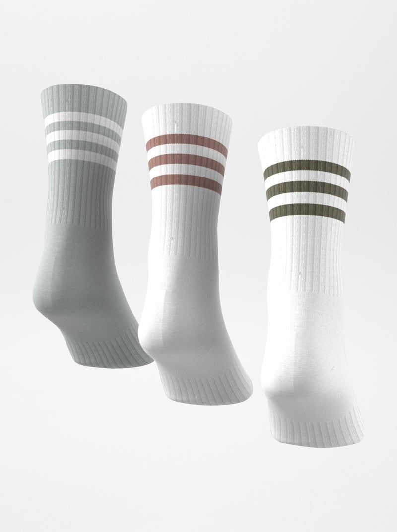 Pack de 3 pares de calcetines 'adidas' BLANCO - Kiabi