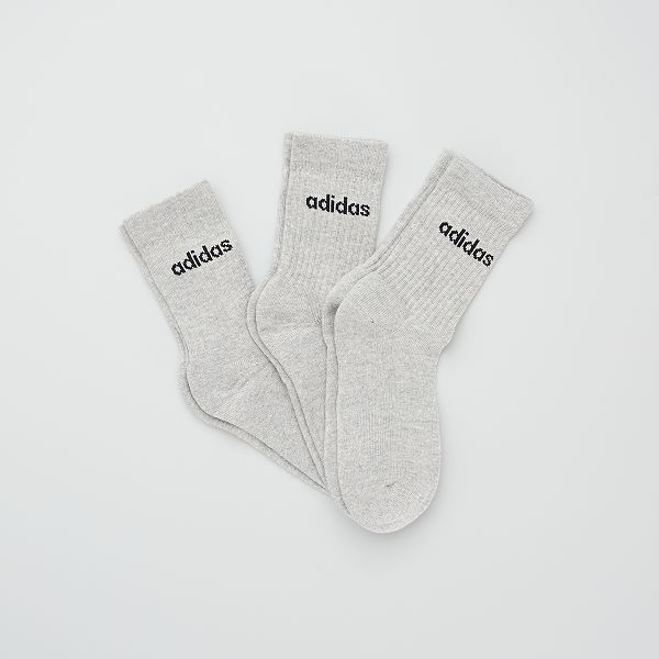 Pack de 3 pares de calcetines 'adidas' Hombre talla S-XXL - gris - Kiabi -  10,00€