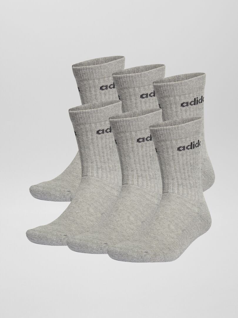 Pack de 3 pares de calcetines 'Adidas' GRIS - Kiabi