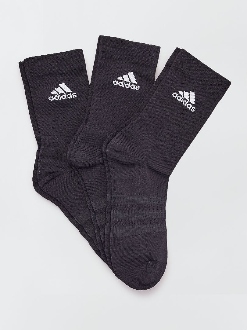 Pack de 3 pares de calcetines 'Adidas' NEGRO - Kiabi