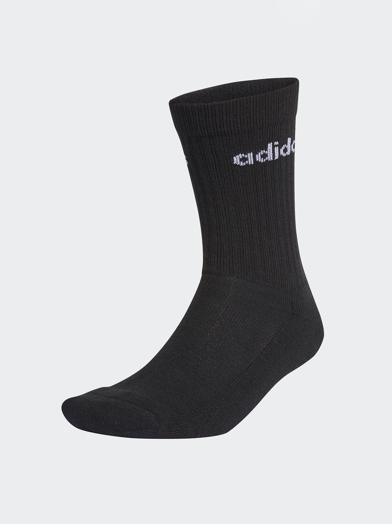 Pack de 3 pares de calcetines 'Adidas' NEGRO - Kiabi