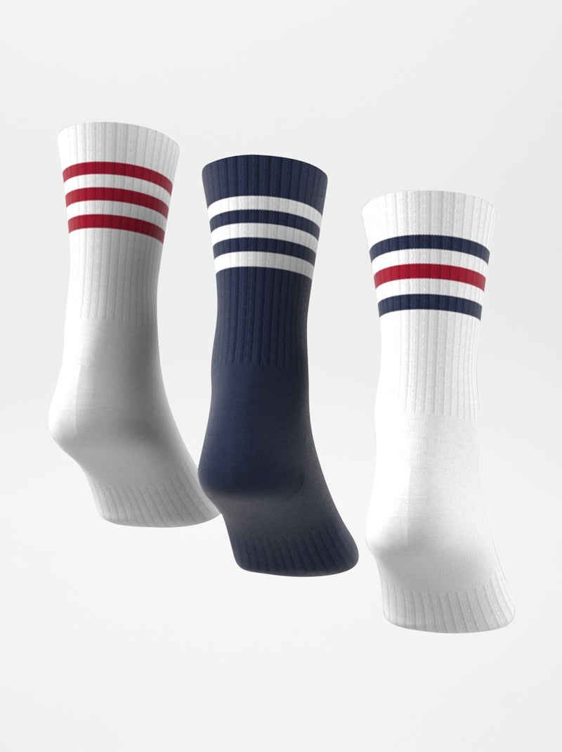 Pack de 3 pares de calcetines 'Adidas' ROJO - Kiabi