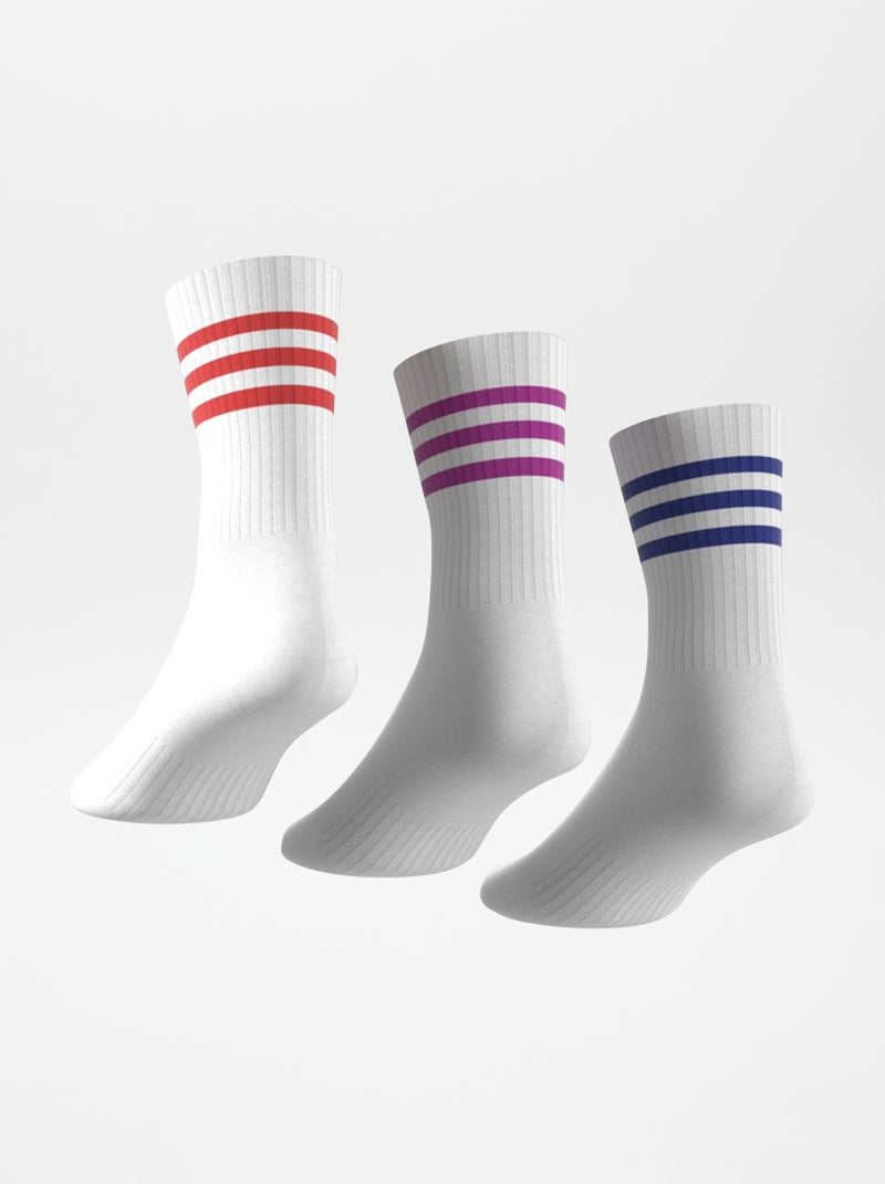 Pack de 3 pares de calcetines 'Adidas' ROSA - Kiabi