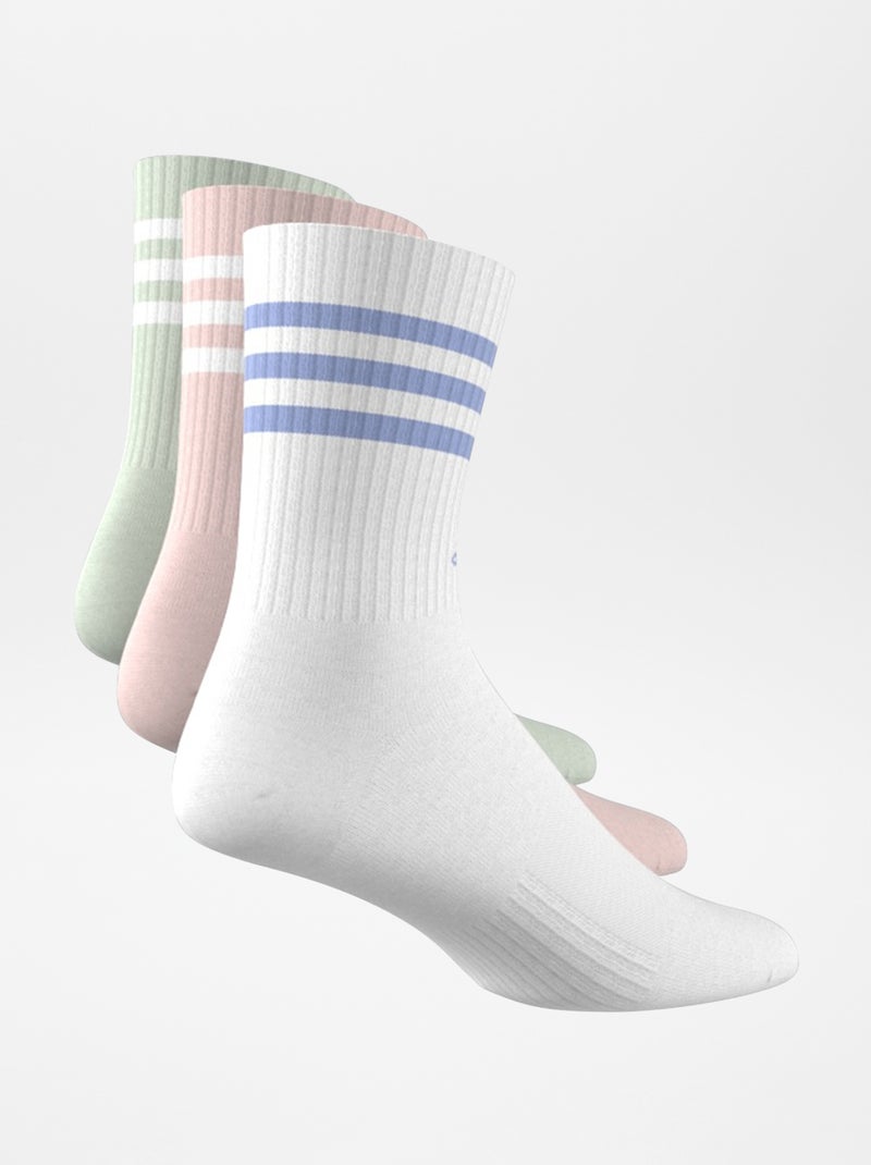 Pack de 3 pares de calcetines 'Adidas' ROSA - Kiabi