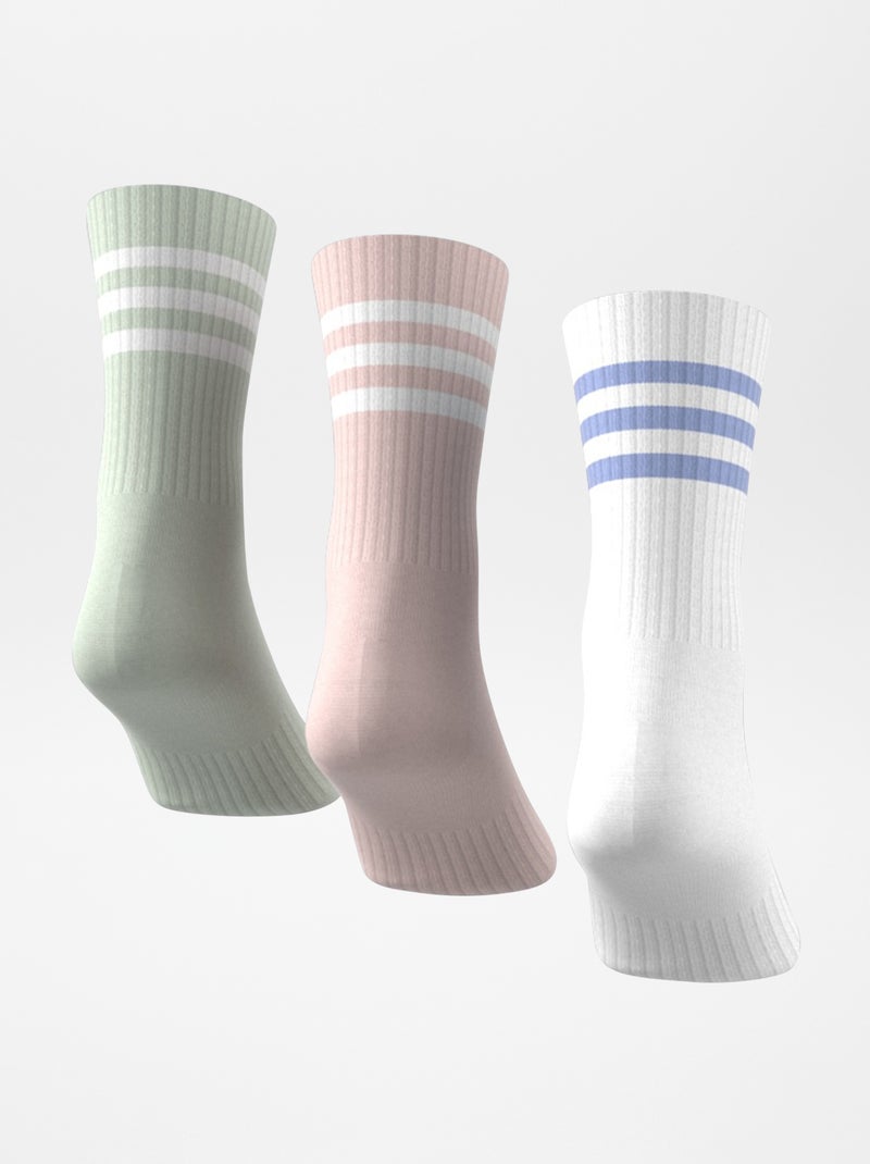 Pack de 3 pares de calcetines 'Adidas' ROSA - Kiabi