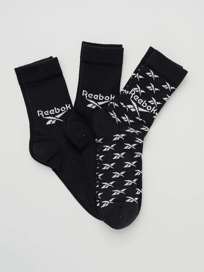 Pack de 3 pares de calcetines altos 'Reebok' BLANCO - Kiabi