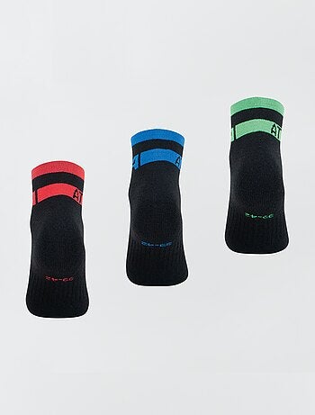 Calcetines tobilleros 'DIM' pata de gallo - 36D - negro - Kiabi - 5.00€