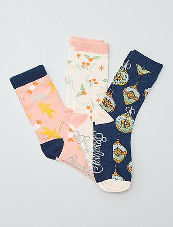 Pack de 3 pares de calcetines