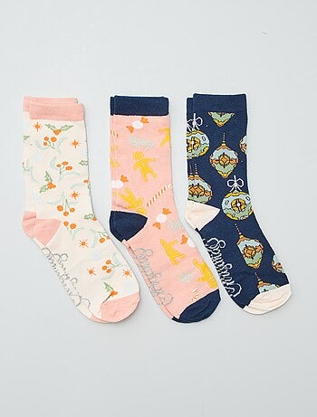 Pack de 3 pares de calcetines