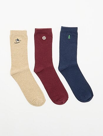 Pack de 3 pares de calcetines