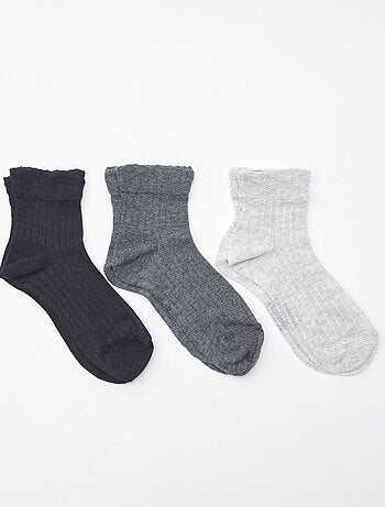 Pack de 3 pares de calcetines bajos