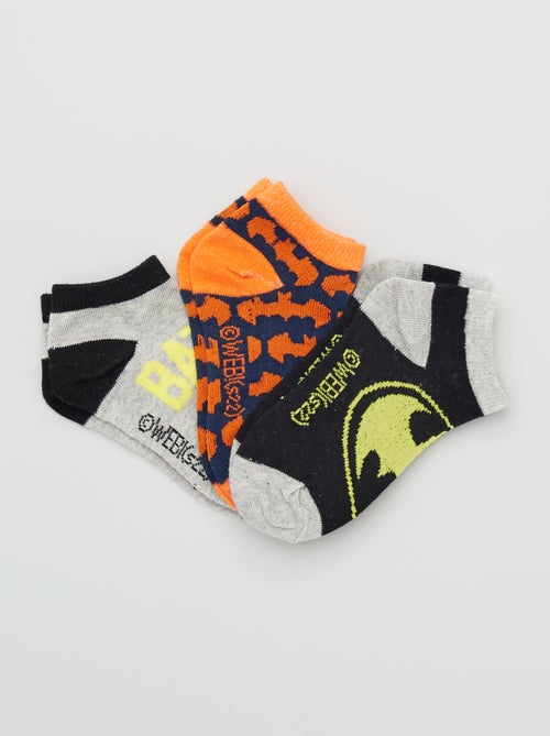 Pack de 3 pares de calcetines 'Batman' - Kiabi
