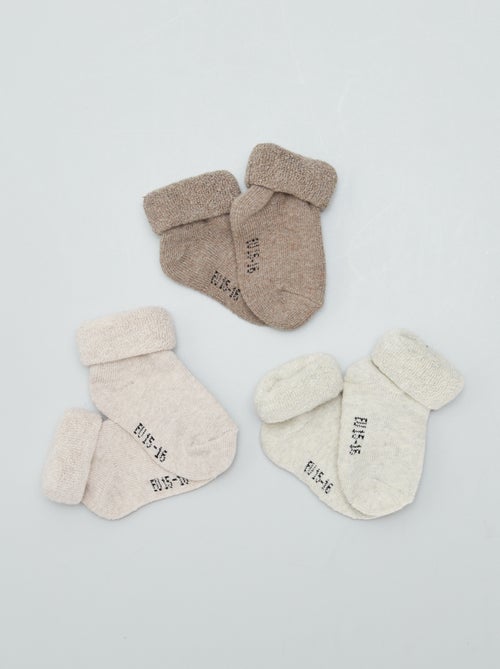 Pack de 3 pares de calcetines - Kiabi