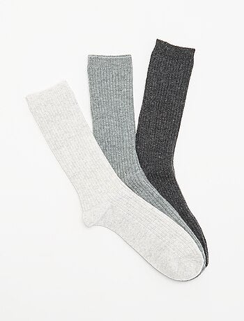 Pack de 3 pares de calcetines cálidos