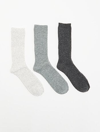 Pack de 3 pares de calcetines cálidos