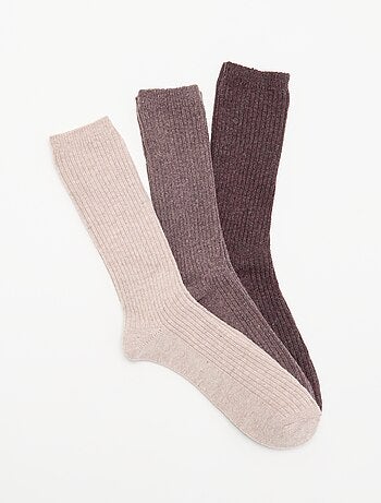 Pack de 3 pares de calcetines cálidos