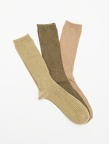 Pack de 3 pares de calcetines cálidos