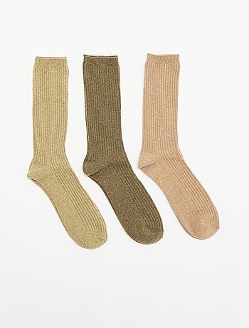 Pack de 3 pares de calcetines cálidos