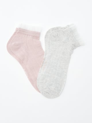 Pack de 3 pares de calcetines con volantes