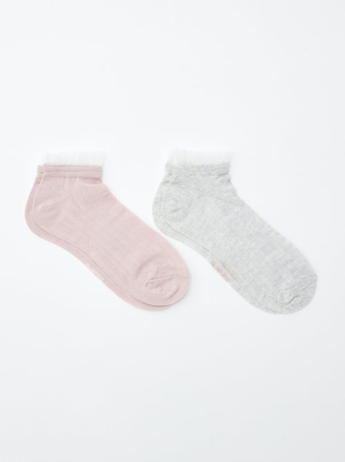 Pack de 3 pares de calcetines con volantes - Kiabi