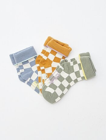 Pack de 3 pares de calcetines con vuelta