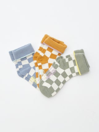 Pack de 3 pares de calcetines con vuelta