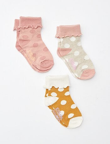 Pack de 3 pares de calcetines con vuelta