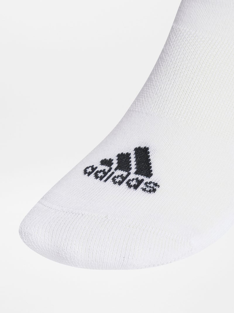 Pack de 3 pares de calcetines de altura media 'Adidas' BLANCO - Kiabi