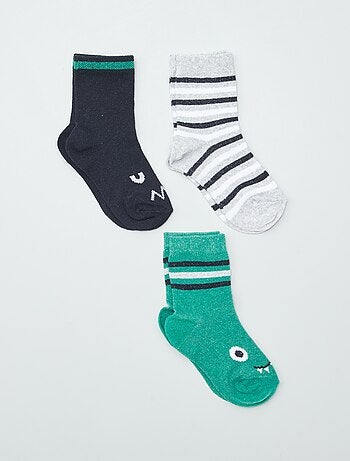 Pack de 3 pares de calcetines de colores