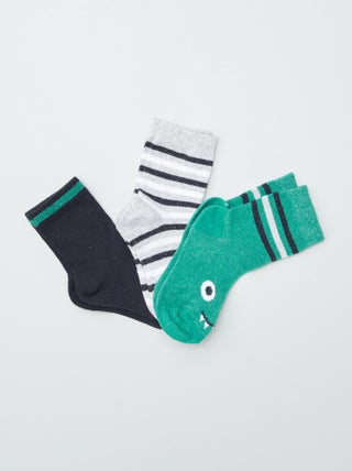 Pack de 3 pares de calcetines de colores