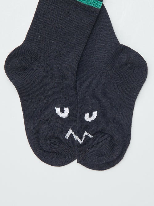 Pack de 3 pares de calcetines de colores - Kiabi