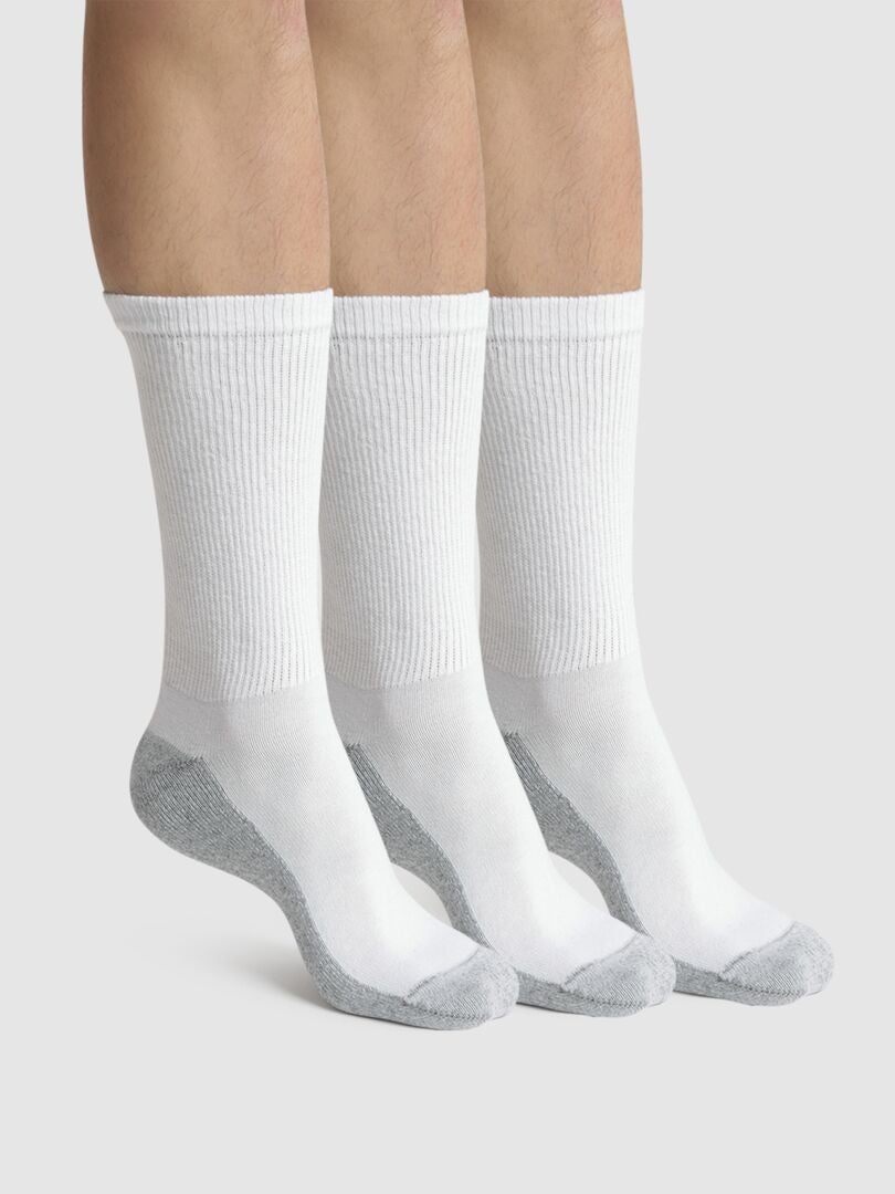 Pack de 3 pares de calcetines de deporte 'DIM' BLANCO - Kiabi