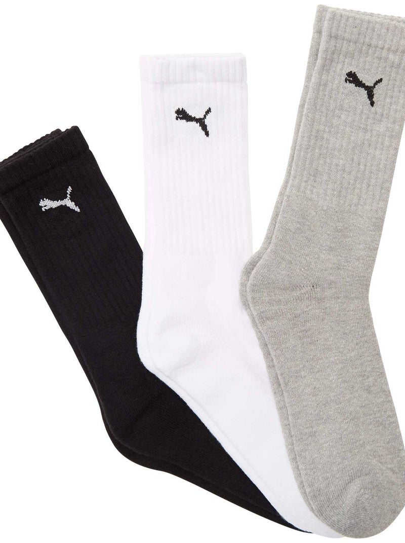 Pack de 3 pares de calcetines de deporte 'Puma' BLANCO - Kiabi