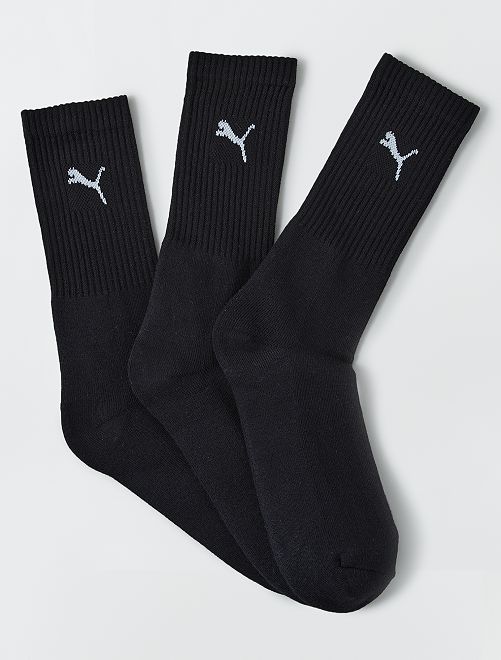 Pack de 3 pares de calcetines de deporte 'Puma'                                                                 negro 
