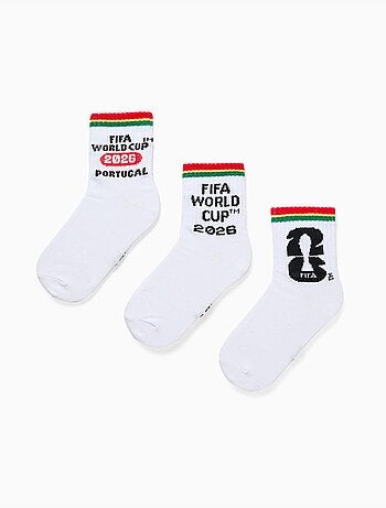 Pack de 3 pares de calcetines de la Copa del Mundo de la FIFA 2026