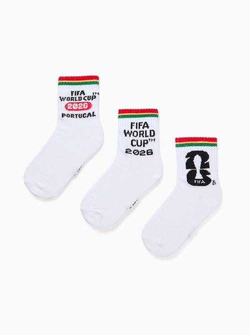 Pack de 3 pares de calcetines de la Copa del Mundo de la FIFA 2026 - Kiabi