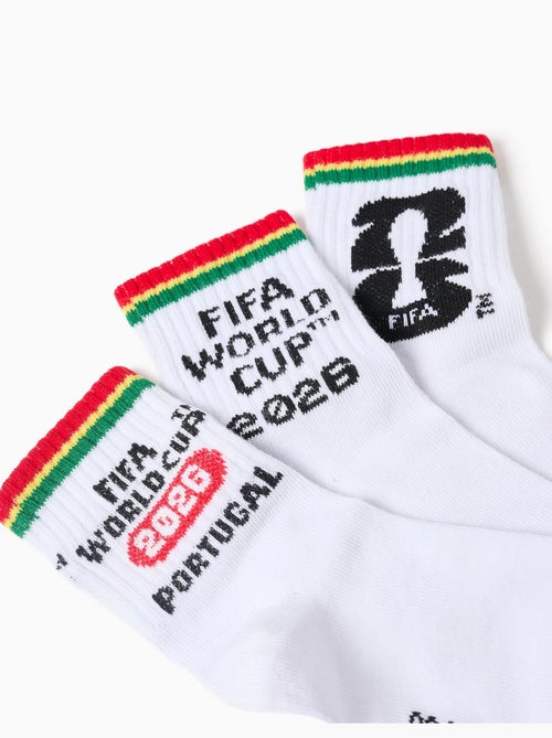 Pack de 3 pares de calcetines de la Copa del Mundo de la FIFA 2026 - Kiabi
