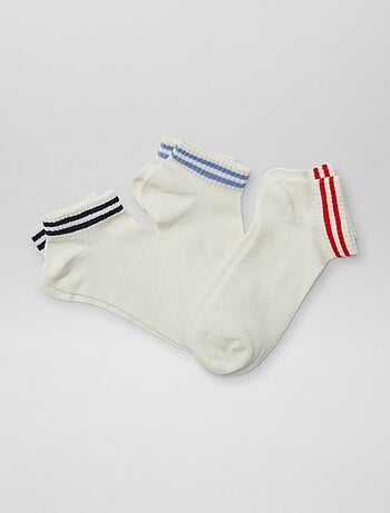 Pack de 3 pares de calcetines de rayas