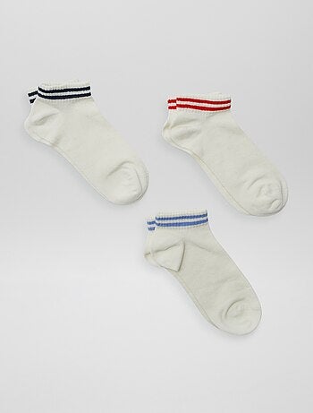 Pack de 3 pares de calcetines de rayas