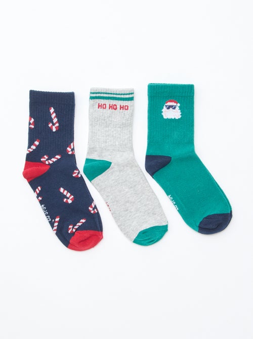 Pack de 3 pares de calcetines de tennis - Kiabi