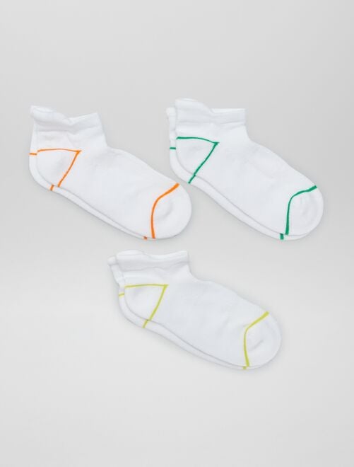 Pack de 3 pares de calcetines deportivos invisibles - Kiabi