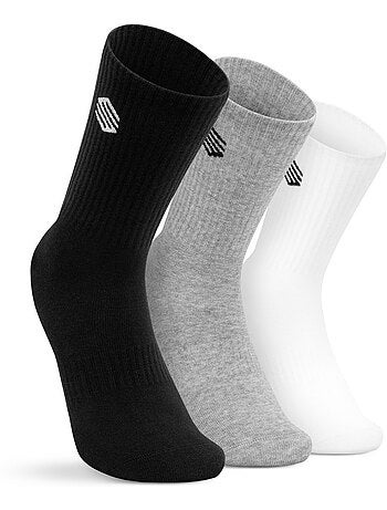 Pack de 3 pares de calcetines deportivos lifestyle hombre y mujer step